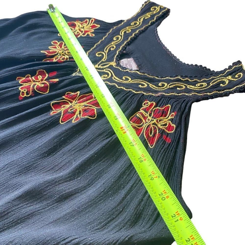 Embroidered Boho Tunic Tank-top - Picture 6 of 8